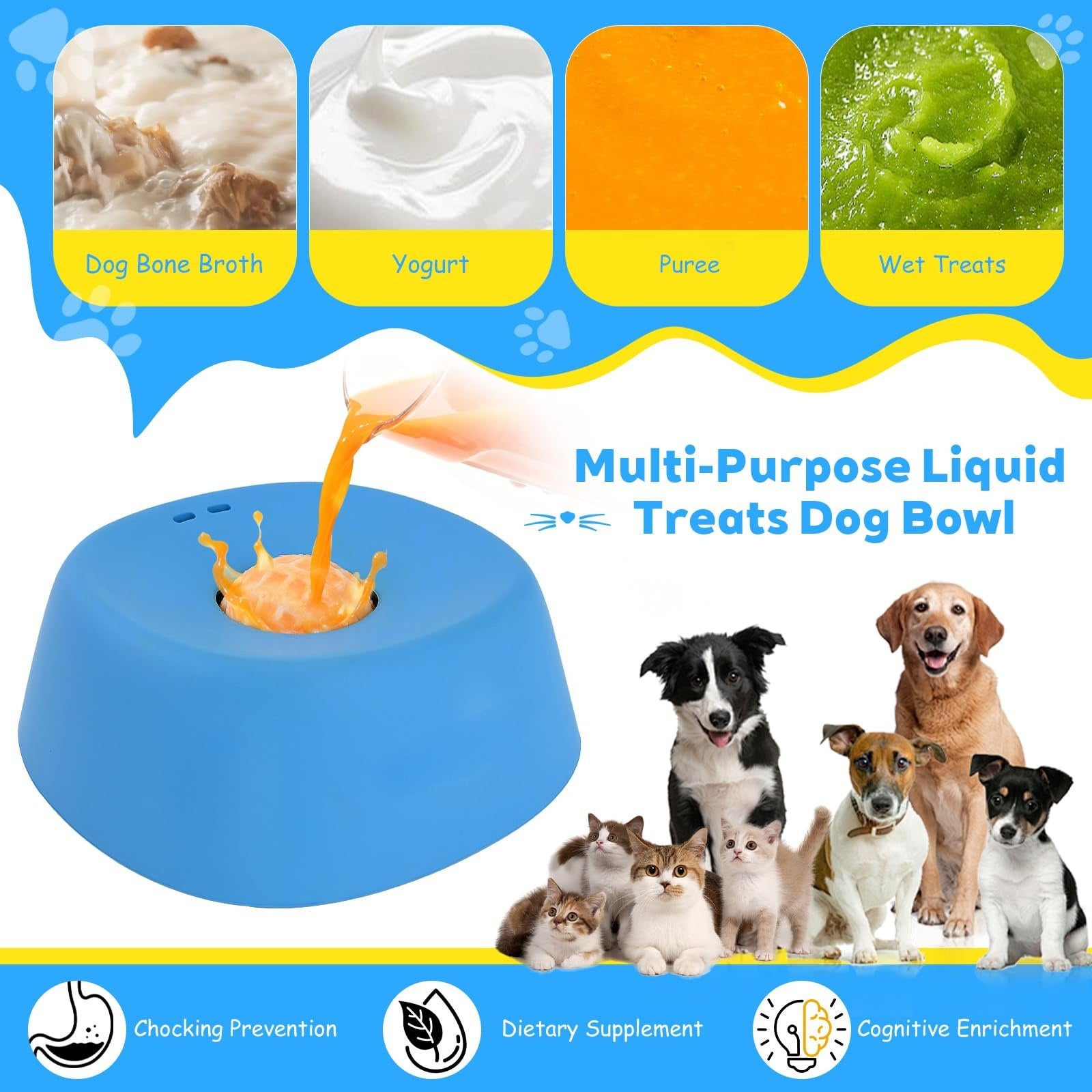 Pawtronix™ ZenSphere - 2-in-1 Stress Relief & Slow Feeder